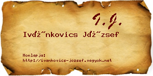 Ivánkovics József névjegykártya